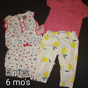 Lot of girl baby girl clothes 6 months